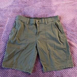 Weatherproof Olive Cargo Shorts